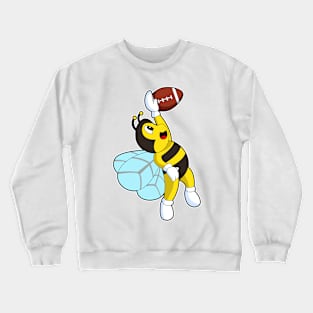 Bee Football Sports Crewneck Sweatshirt